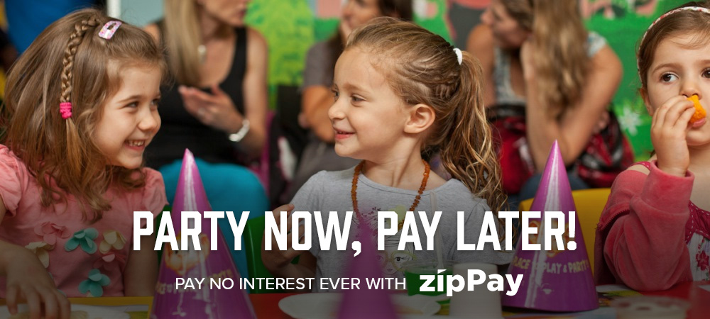 Monkey Mania ZipPay Party Now Pay Later Children's Birthday Parties
