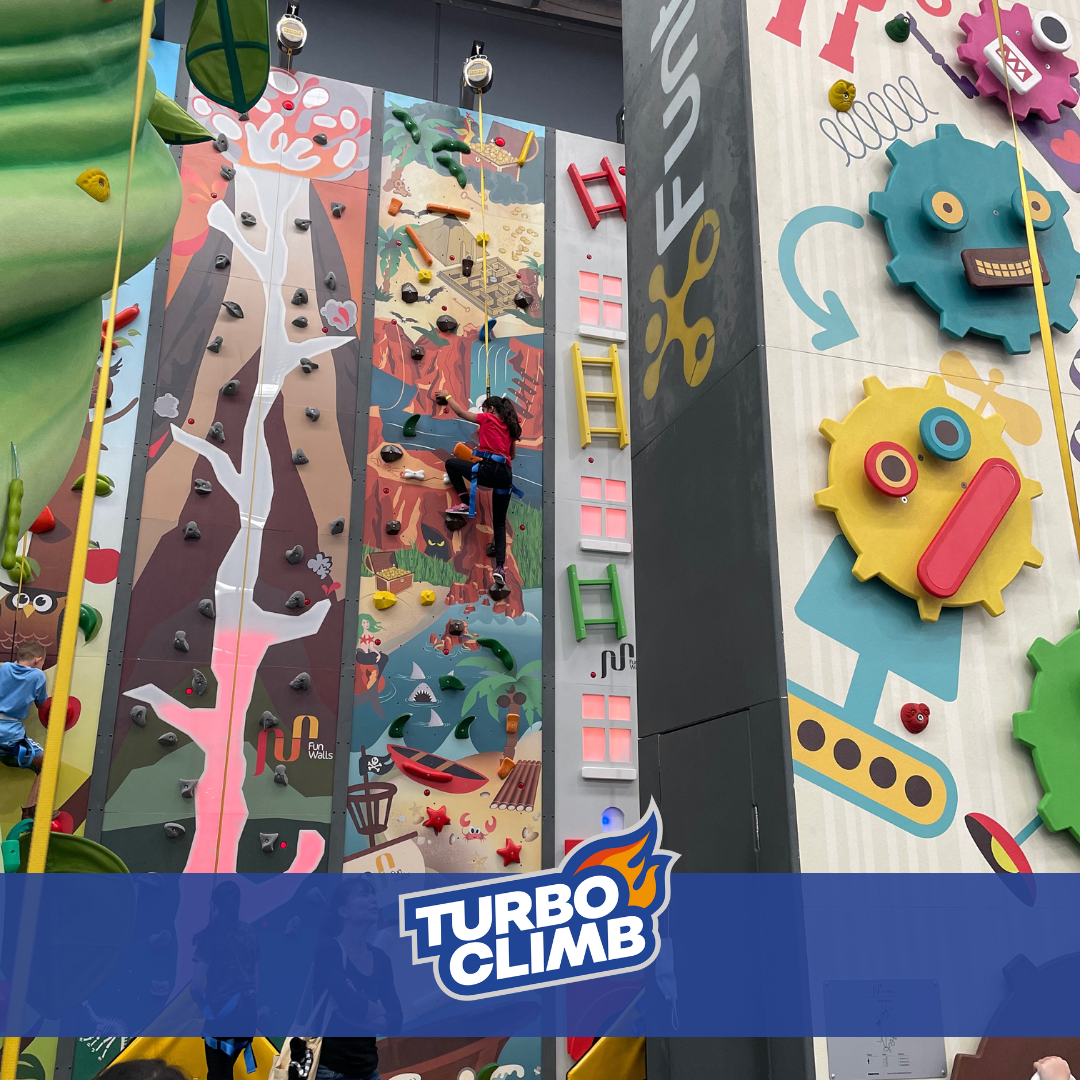 Climb your way to UNLIMITED FUN! 26 of the most challenging, fun and exciting climbing walls you will ever experience!